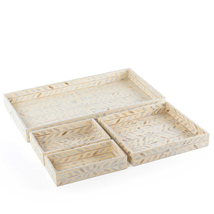 ชุดถาดเปลือกหอยมุก 4 ชิ้น ดีไซน์ใหม่ ผลิตในเวียดนาม ราคาขายส่ง - Product Image 2