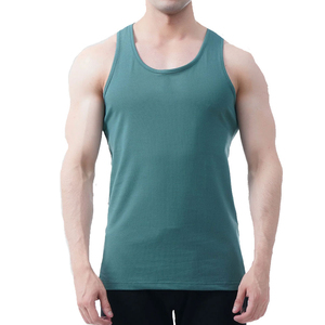 Débardeur Homme 100% Coton Col Rond pour Gym et Fitness, Respirant, Séchage Rapide, Vêtement de Sport Décontracté, Options Personnalisables - Product Image 1