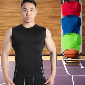 Débardeur en coton tricoté pour homme, le plus vendu, pour la gym, l'entraînement, coupe oversize, côtelé, de compression, avec logo personnalisé, style sportif hip-hop - Product Image 2