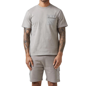Ensemble d'été pour hommes grandes tailles BEHRAM INTERNATIONAL, best-seller, coupe ajustée, tissu en terry uni, 100% coton, respirant - Product Image 4
