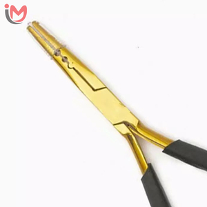 Pince à extensions capillaires de qualité supérieure pour usage commercial, en acier inoxydable, outil professionnel de salon pour l'installation - Product Image 4