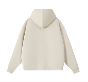 เสื้อฮู้ดดี้ไซส์ใหญ่แบบซิป คอตก ไหล่ตก ผ้าฝ้ายฟลีซ 100% ทรงโอเวอร์ไซส์ ผลิตในปากีสถาน - Product Image 2