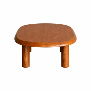 Mesa de Centro Ovalada Moderna y Contemporánea de Madera de Teca Duradera, Mueble Decorativo Multiusos para el Hogar, Venta al Por Mayor - Product Image 3