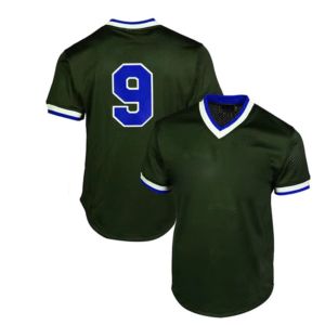 Customizable Light Blue Baseball Jersey Camouflage Sleeves Sublimated Print Moisture Wicking Anti-Bacterial USA 2026 Team Sport - Product Image 2
