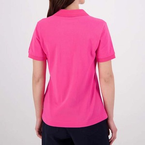 Private Label <b>Women</b> <b>Polo</b> <b>Shirt</b> Short Sleeve Casual Streetwear Outfit Heat Transfer Logo - Product Image 6