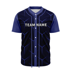 Maillots de baseball vierges en gros, Maillots de sport pour hommes, Chemises de softball, Maillots de baseball personnalisés - Product Image 3