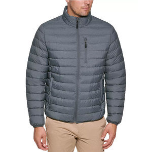 Chaqueta de Plumón Abrigada para Invierno, Color Sólido, Cuello Alto, 100% Poliéster, Resistente al Viento, Fabricada por un Fabricante de Ropa - Product Image 4