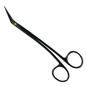 Locklin Fine Operating Scissors Black Coated Stainless Steel Plastic Surgery Surgical Cutting Instrument Tool - Product Image 1
