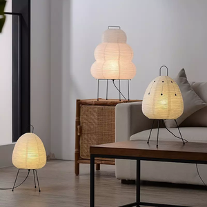<span class=keywords><strong>Lampe</strong></span> en papier de riz, lampes de chevet pour salon, lanterne en papier, décoration japonaise, <span class=keywords><strong>lampe</strong></span> Akari Noguchi avec interrupteur à bouton - Product Image 6