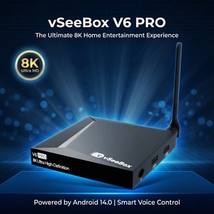 Authentic 2026 Vseebox V6 PRO TV <b>Box</b> Dual Core Allwinner H618 <b>Android</b> 14 4GB+32GB 8K No Monthly Fees - Product Image 3