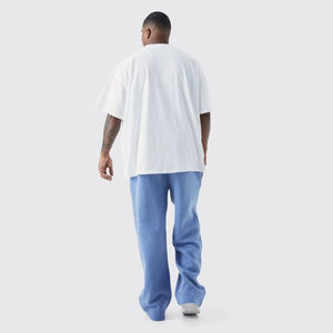 Pantalon de jogging léger personnalisé pour homme – Respirant, séchage rapide, braguette zippée, décontracté, ample, avec logo imprimé, coupe oversize - Product Image 3