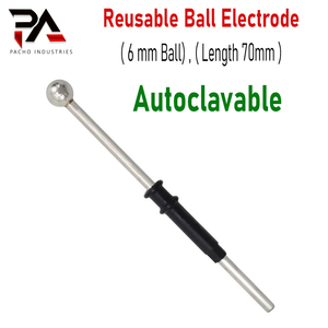 Electrodo Esférico Reutilizable de Acero Inoxidable, Punta de 6 mm, Longitud de 70 mm, Monopolar, para Electrocauterización, Punta de Lápiz Esférico para Diatermia - Product Image 2