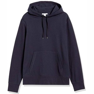 Sweat-shirt à capuche en molleton bleu marine pour homme, décontracté, à manches longues, vêtement d'hiver sportif - Product Image 4