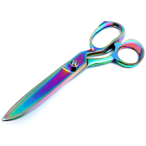 Rainbow Professional 10 Inch Heavy Duty <b>Sewing</b> Fabric <b>Scissors</b> Industrial Sharp Steel Shears with Smooth Edge for Leather - Product Image 5