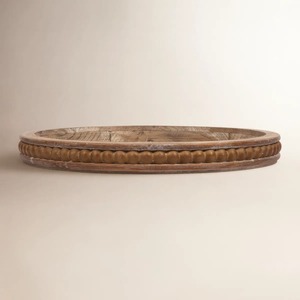 Plateau en bois fait main avec poignées, plateau de service durable pour la maison et l'hôtellerie au meilleur prix - Product Image 1