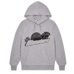 Ensemble survêtement homme gris panthère : sweat à capuche et short – Tenue décontractée streetwear 2 pièces, ensemble de sport jogging, personnalisable avec logo OEM, idéal pour la gym - Product Image 2