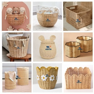 Wholesale RATTAN TOY <b>BASKET</b> and KIDS TOY <b>STORAGE</b> <b>BASKET</b> with High Quality Fast Shipping and Best Price from Vietnam - Product Image 2