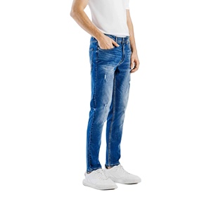 New Regular Fit Men Jeans Best Quality Slim distressed acid wash <b>Denim</b> Pants Straight latest design Casual Men Jeans Pants - Product Image 5