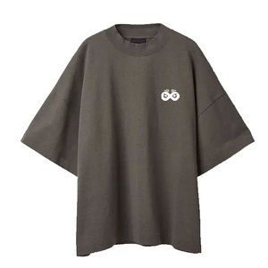 Diseña tu propio logotipo impreso en camisetas extragrandes para hombre, 100% algodón, corte holgado, ropa informal, último diseño, camiseta extragrande para hombre - Product Image 2