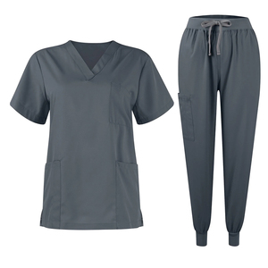 Conjuntos de Uniformes Médicos para Mujer de la Mejor Calidad, Ropa de Verano Antiarrugas, Mangas Cortas, para Enfermeras y Doctoras - Product Image 1