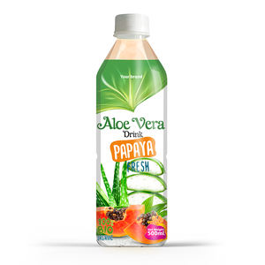 Jus de fruits aromatisé Tan Do Aloe Vera 500ml en bouteille PET, faible en gras, 100% pur, saveurs Ananas, Fruit de la Passion, Mangue, Noix de Coco, 10 Brix, à bien secouer - Product Image 2