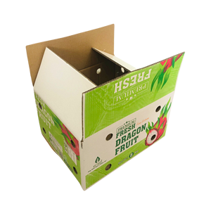 Caja de Cartón Corrugado con Ranuras y Logotipo Personalizado, Hecha con Materiales Reciclados Ecológicos de Alta Calidad, para Frutas, Verduras, Maíz, Huevos y Harina Frescos - Product Image 1