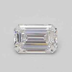 Diamante Suelto de Corte Esmeralda, Sintético, HPHT CVD, Cultivado en Laboratorio, con Certificado IGI, Color Blanco F, Perforado con Láser - Product Image 2