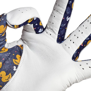 Gant de golf en cuir renforcé, paume en tissu extensible respirant, pour activités sportives professionnelles en plein air, antidérapant, anti-humidité - Product Image 4