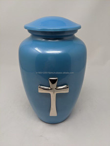 Urne funéraire en aluminium de haute qualité de style américain, ange céleste, pour adultes, urne commémorative pour les cendres - Product Image 4