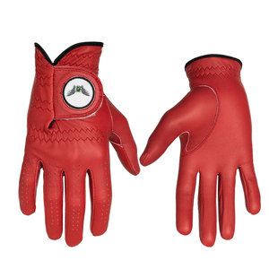 Gants de golf unisexes en cuir Cabretta de haute qualité, confortables, légers, imperméables, coupe-vent, antidérapants, avec fermeture auto-agrippante - Product Image 3
