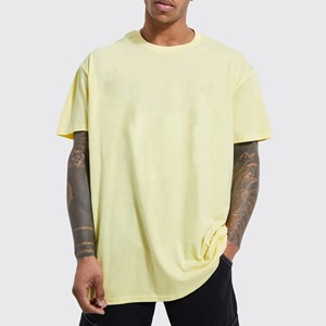 T-shirts décontractés pour hommes à manches courtes, style personnalisé, 100 % coton respirant, coupe oversize – Fournisseur populaire - Product Image 1