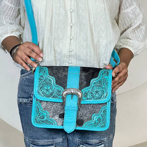 Sacs à main pour femmes en cuir de vachette véritable, multifonctionnels, faits à la main, de haute qualité, élégants, sacs bandoulière, sacs à main - Product Image 4