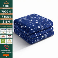 Manta de Franela Estampada para Bebé, con Logotipo Personalizado para Hotel, Guardería, Resort, Cuidado Infantil, Suministro al por Mayor