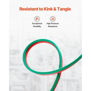 Tubo Doppio Ossigeno-Acetilene 1/4 Pollici X 25FT con Raccordi 9/16''-18 LH/RH Grado R per Torce di Saldatura - Product Image 4