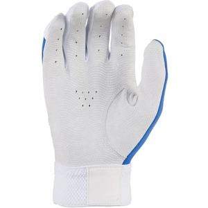 MADNI LEATHER INDUSTRIES Leather/PU <b>Baseball</b> Batting <b>Gloves</b>-Eco-Friendly Wrist Support Hook Loop Closure Adult Sizes S-XXL - Product Image 1