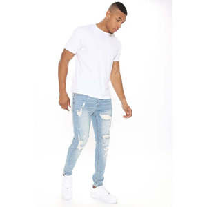 Venta al por mayor de pantalones vaqueros de corte de bota a la moda para hombre - Product Image 4