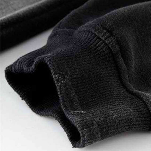 Custom Men's Heavyweight 100% Cotton Fleece Hoodies with Pockets Washed Finish Winter Ready Windproof & <b>Waterproof</b> Regular Fit - Product Image 3