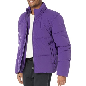 Fabricant de veste manteau en duvet rembourré à bulles surdimensionnées pour hommes, vêtements d'extérieur, veste en coton uni Oem pour hommes 2026 - Product Image 3