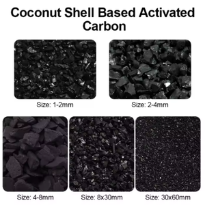 Charbon actif granulaire de coque de noix de coco de qualité supérieure pour la purification de l'eau industrielle, la filtration de l'air, support haute performance, Inde - Product Image 4