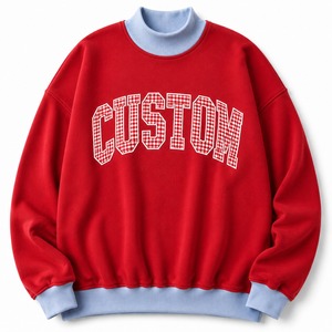 Women Oversized Casual <b>Mock</b> Neck Loose Fit Long Sleeve Sweatshirt Soft Fleece Pullover Fashion Top Trendy Streetwear Everyday - Product Image 1