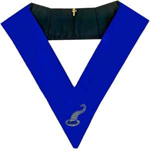 Insignias de Tipo Fraternal, Regalia Masónica para Maestros Masones, Mandil y Collar Masónicos, Bordado Masónico - Product Image 3