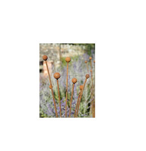 Piquets de jardin en métal de qualité supérieure pour la décoration de la cour, piquets de support en acier robustes - Product Image 3