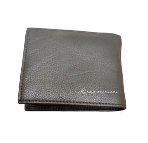 กระเป๋าสตางค์ผู้หญิงทำด้วยมือคุณภาพสูงแบบพับสองด้านเข็มขัดหนังวัวอัลลอยเหล็กความยาวตามสั่ง - Product Image 2