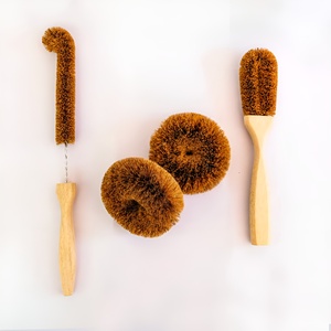 Natural Eco Friendly Dish Cleaning Pot Washing Coco Fiber Biodegradable <b>Brush</b> <b>Scrubbing</b> Clean <b>Brushes</b> - Product Image 5