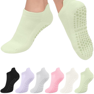 Yoga <b>Socks</b> Pilates Special <b>Socks</b> Sports Sweat Absorbent Five <b>Finger</b> <b>Socks</b> Indoor Non Slip Professional Women's - Product Image 2