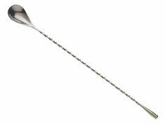 Elegante Cuchara Mezcladora de Acero Inoxidable, Agitador de Cócteles de Metal con Mango Largo, Herramienta para Preparación de Bebidas, Suministros para Bartenders y Hostelería - Product Image 4