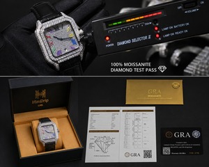 Montre à quartz personnalisée de qualité supérieure, cadran rond, bracelet en cuir, montre-bracelet de luxe tendance pour hommes et femmes, disponible à la vente - Product Image 2