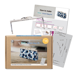 ชุดทำกระเป๋าคลัทช์ Vera แบบ DIY ของ Bebox ทำด้วยมือ 100% วัสดุ PET เป็นมิตรกับสิ่งแวดล้อม ขนาดสำเร็จรูป 190x125 มม. ของขวัญงานฝีมือ - Product Image 2