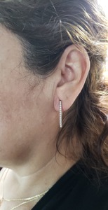 Pendientes de Diamantes Cultivados en Laboratorio de 0.40 Ct, Oro Sólido de 14K, Certificados por IGI, Joyería Minimalista para Regalo de Boda o Uso Diario - Product Image 6