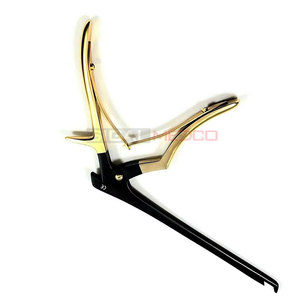 OFERTA ESPECIAL: Rongeurs Kerrison Manuales de Acero Inoxidable de Calidad Alemana, 7 Pulgadas, Acabado Negro y Dorado, para Cirugía Cervical y Ortopédica - Product Image 6